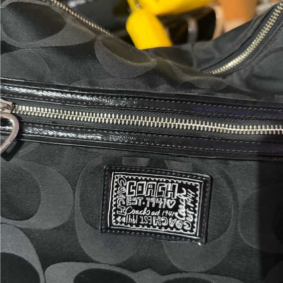 Coach Poppy in all Black - Picture 5 of 11